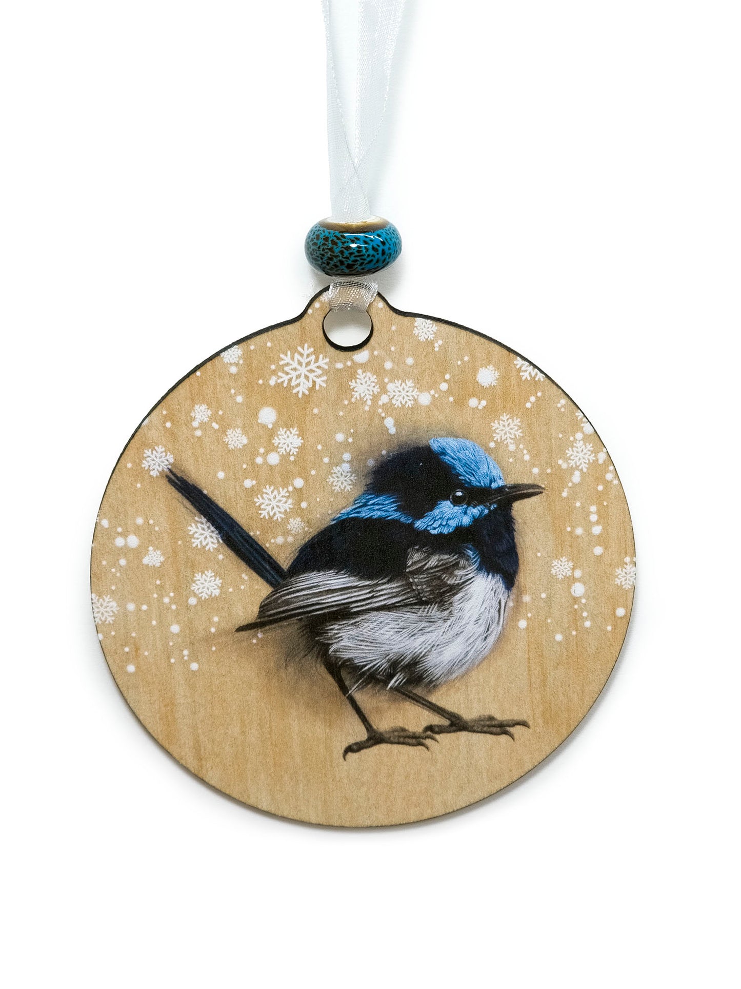 Fairy Wren Christmas Ornament