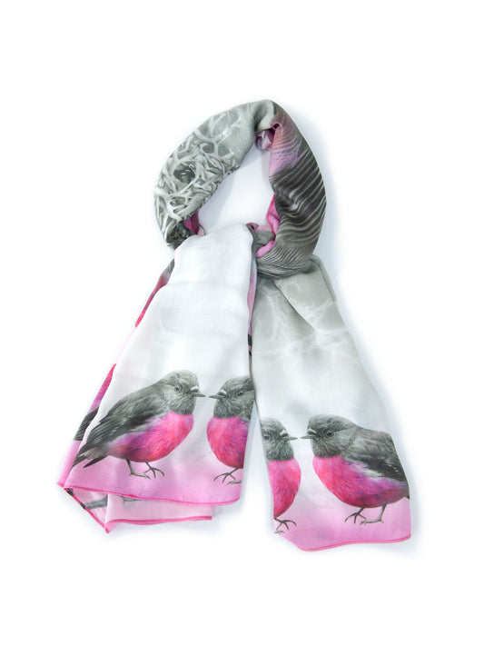 'Pink Robin' Scarf