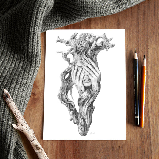 'Driftwood Souls 3' A5 art card