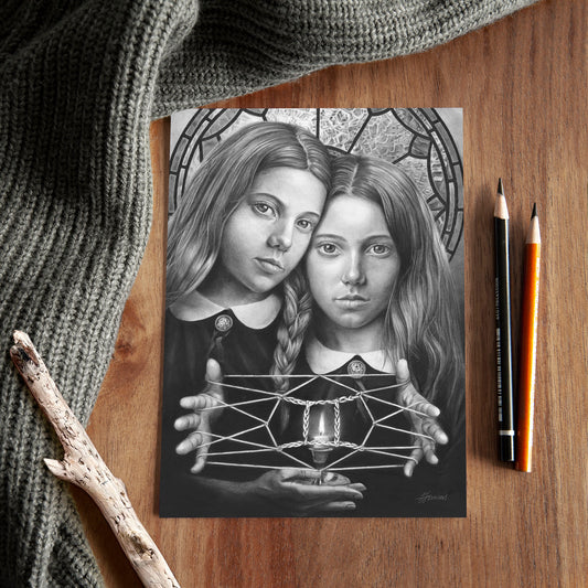 'Gemini' A5 art card