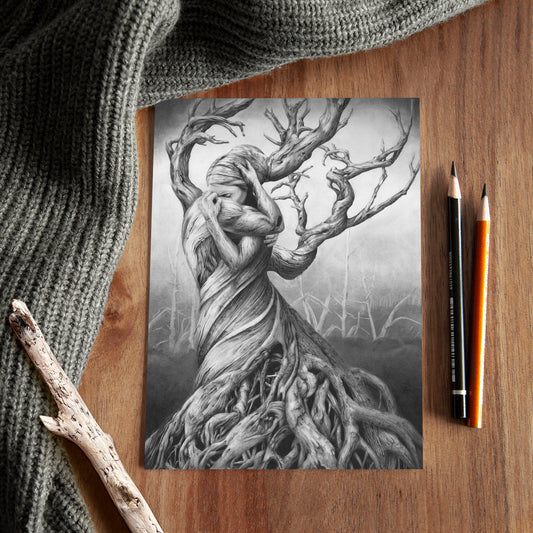 'One Tree' A5 art card