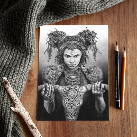 'Taurus' A5 art card