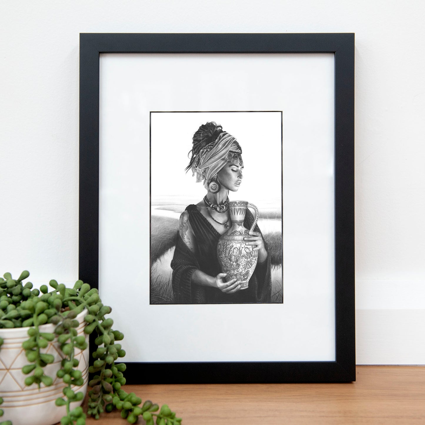 'Aquarius' A5 art card