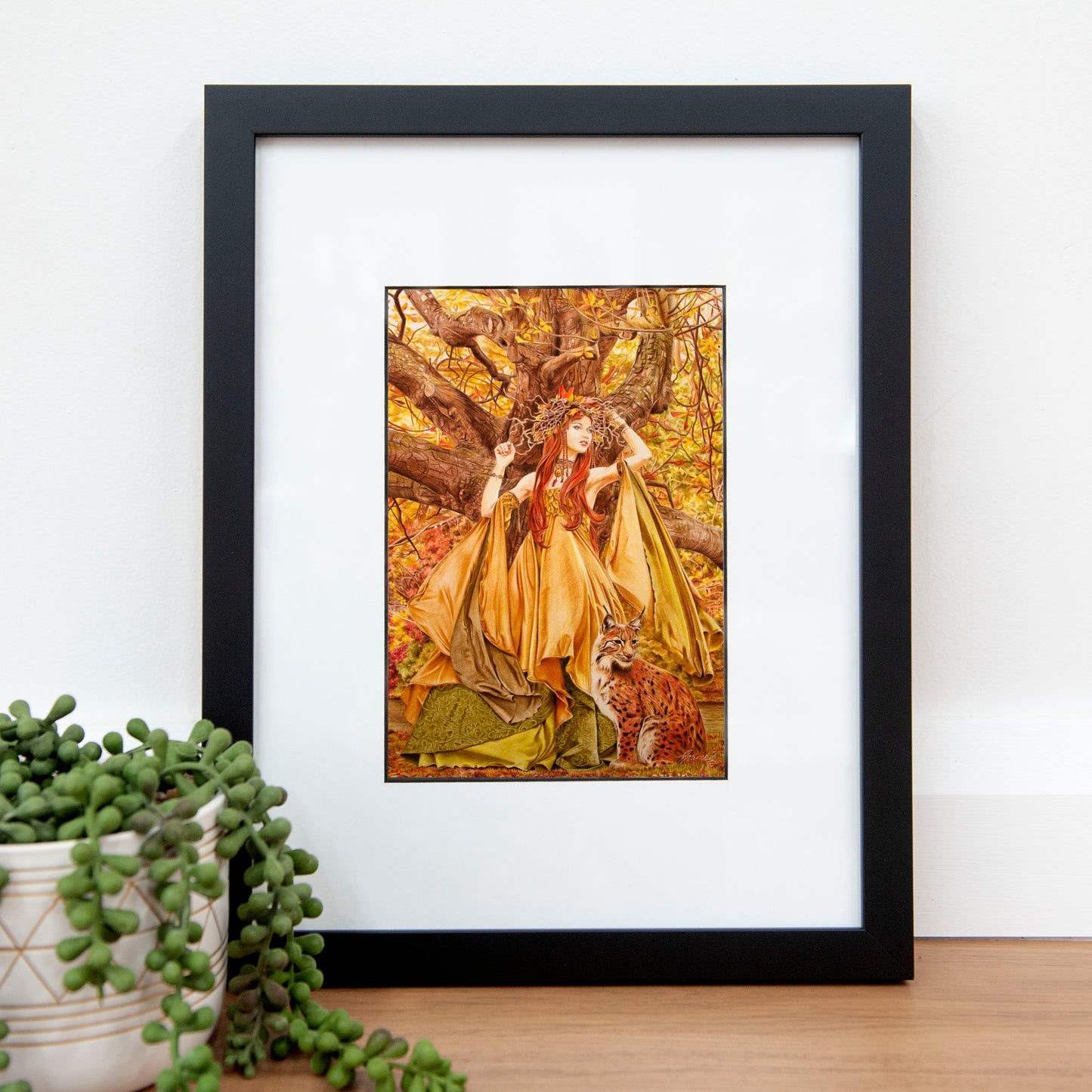 'Autumn Fairy' A5 art card