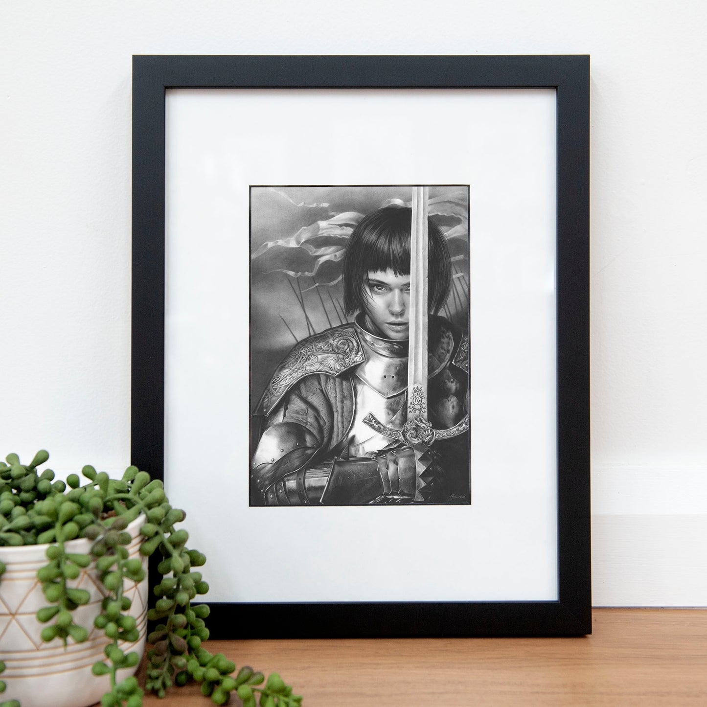 'Capricorn' A5 art card