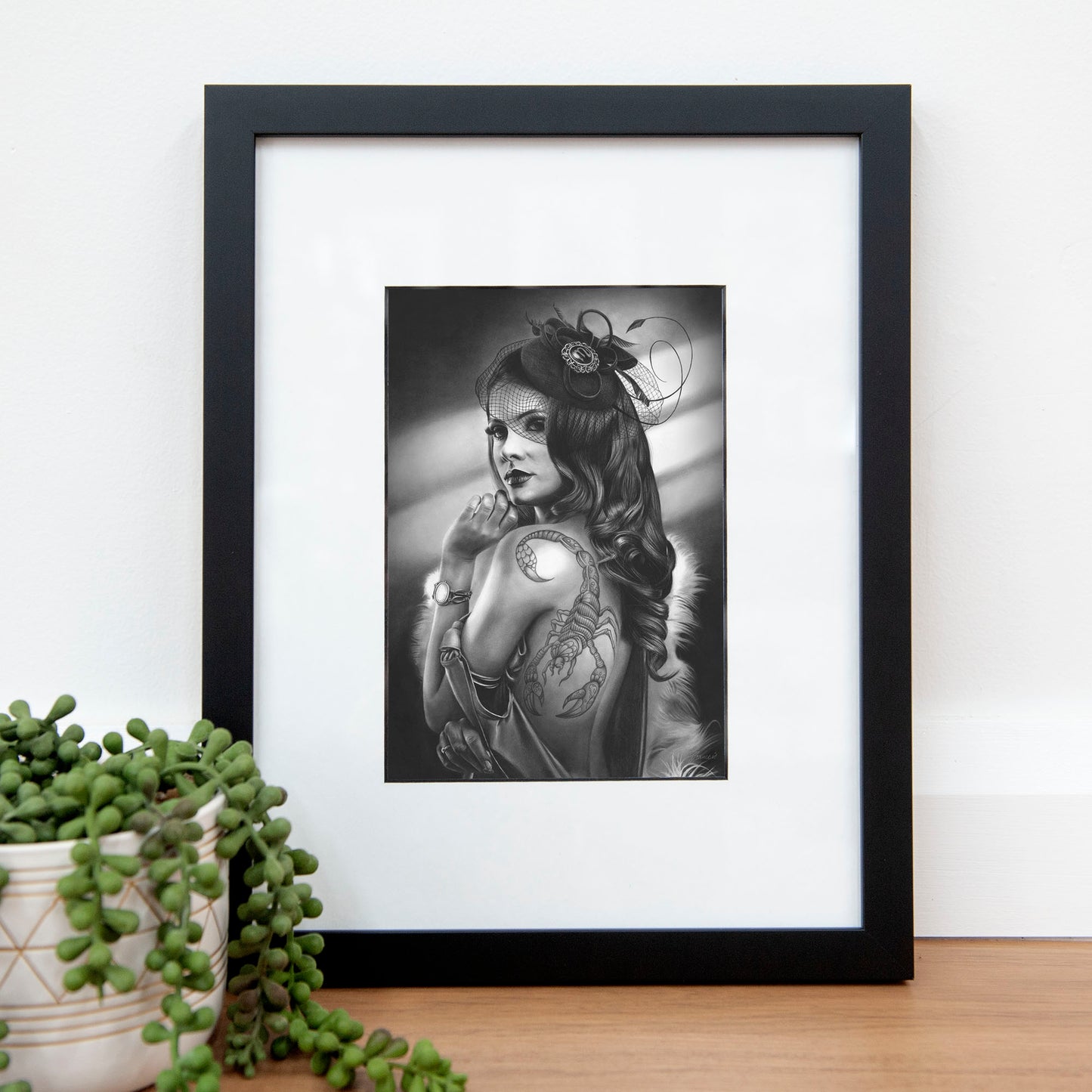 'Scorpio A5 art card