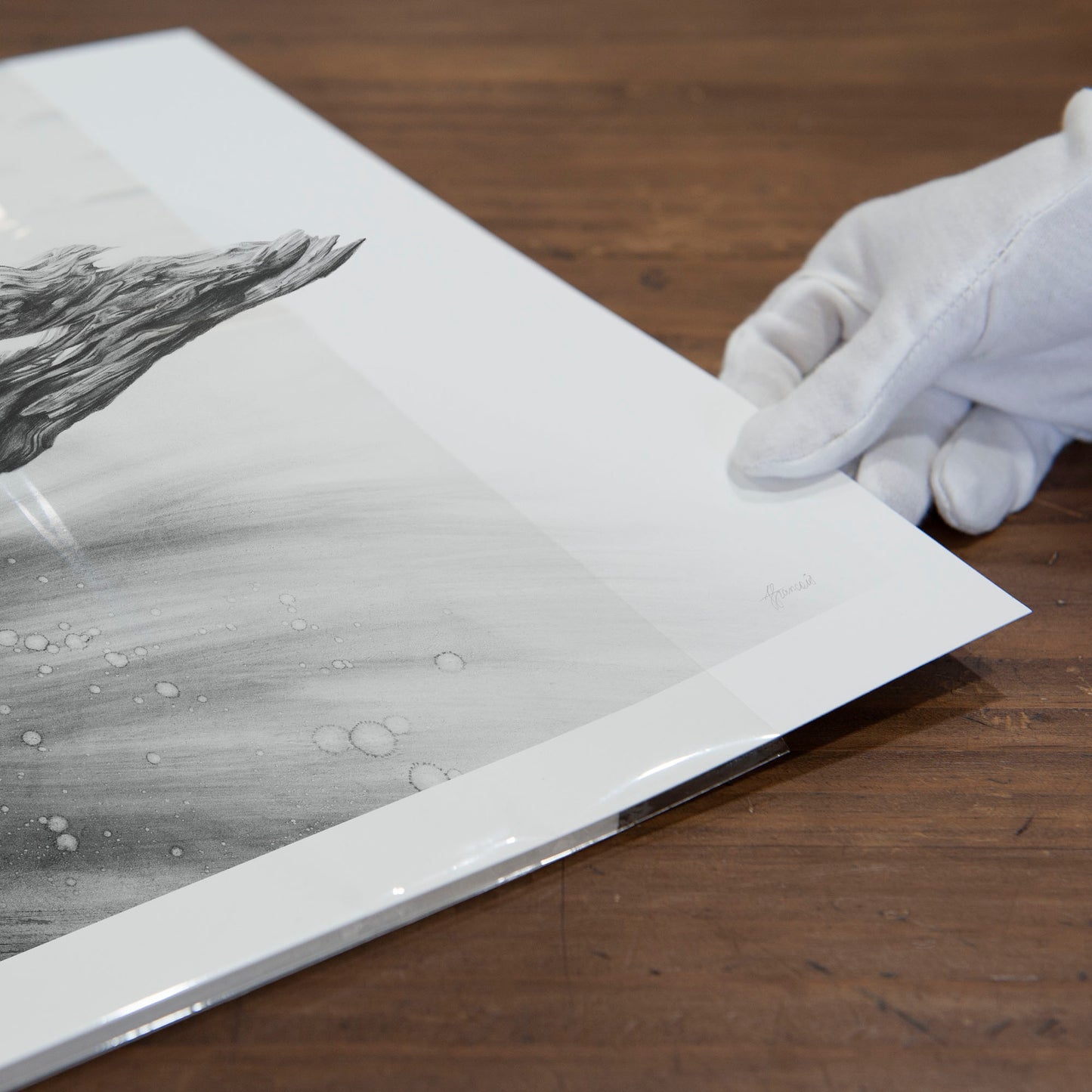 'Driftwood Angel' art print