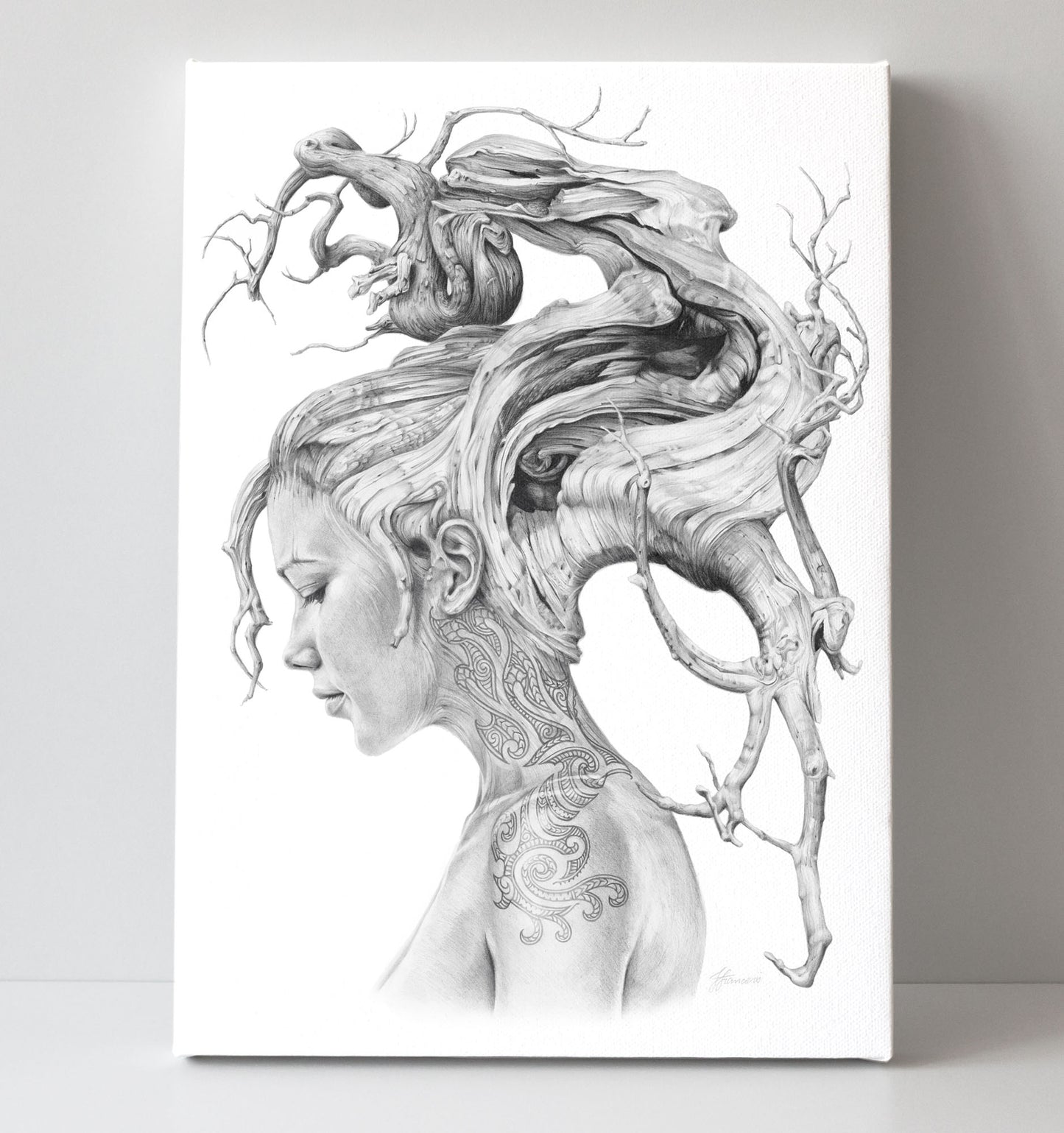 'Contemplation' canvas print