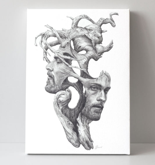 'Janus' canvas print