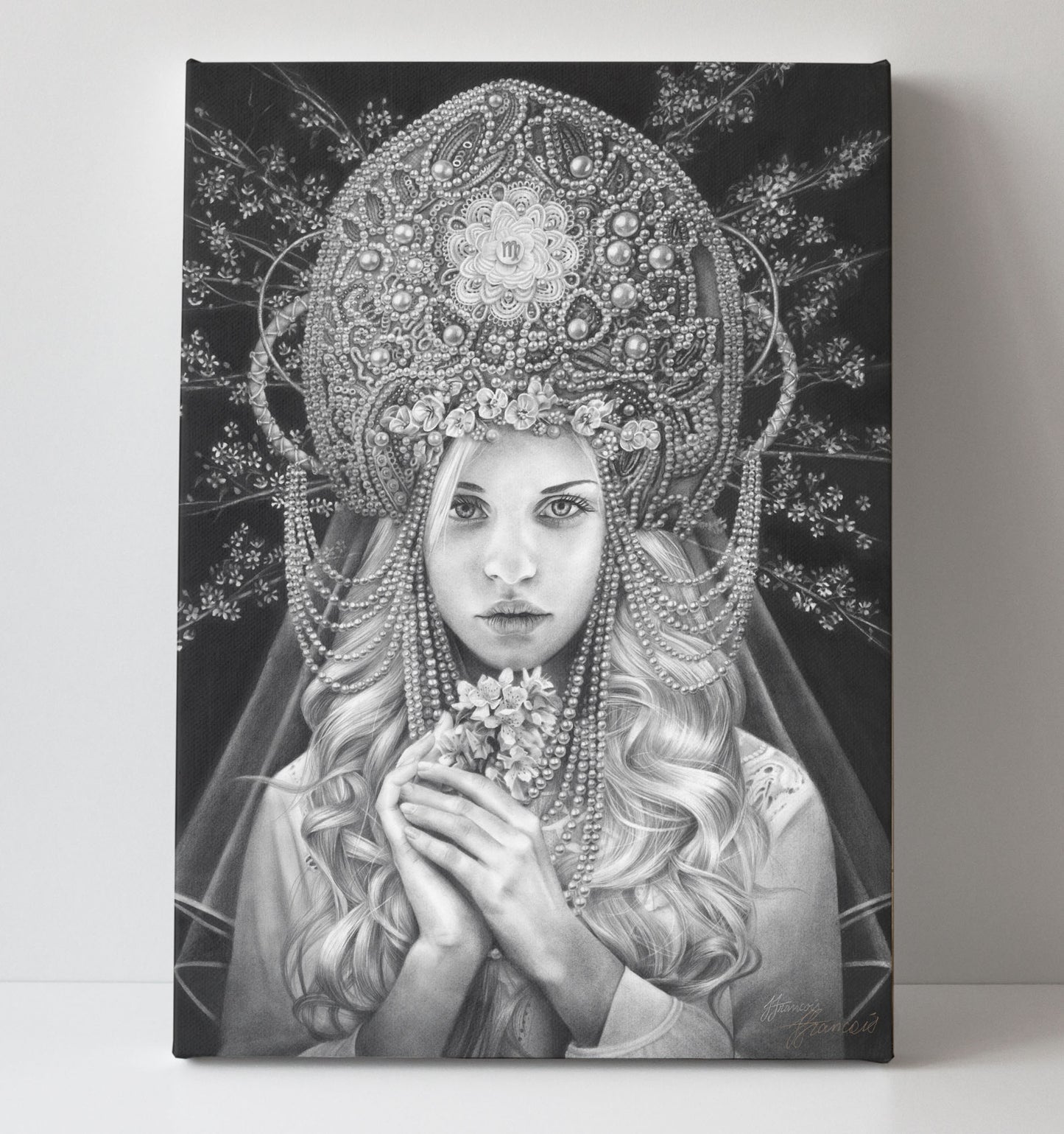 'Virgo' canvas print