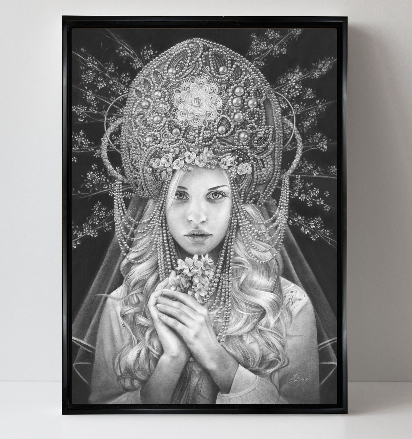 'Virgo' canvas print