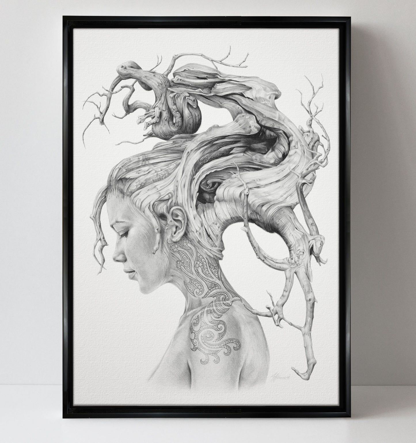 'Contemplation' canvas print