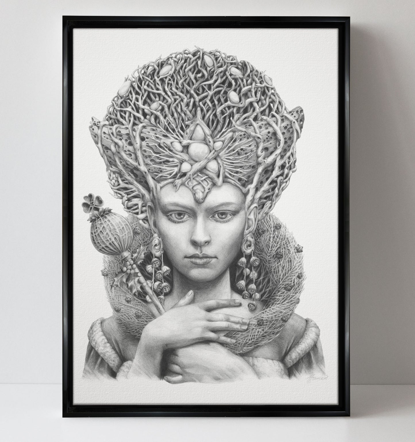 'Christmas Angel' canvas print