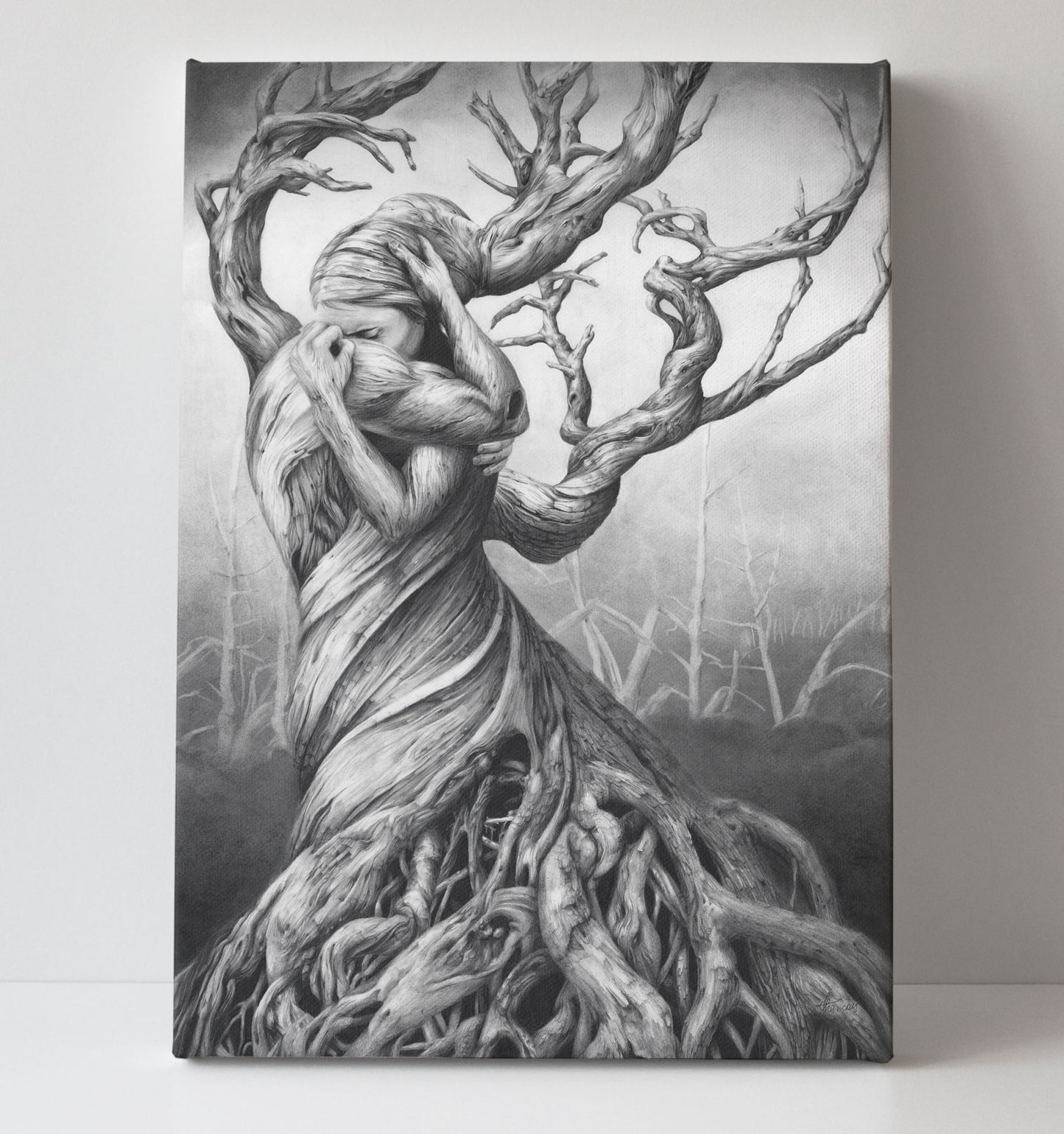 'One Tree' canvas print
