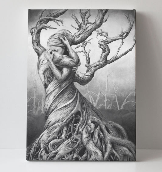 'One Tree' canvas print