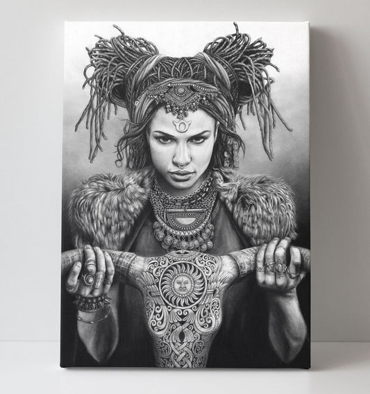 'Taurus' canvas print