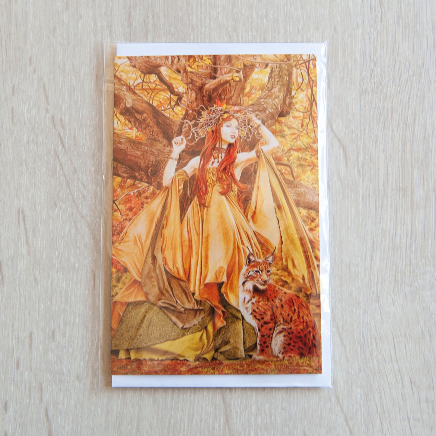 'Autumn Fairy' greeting card