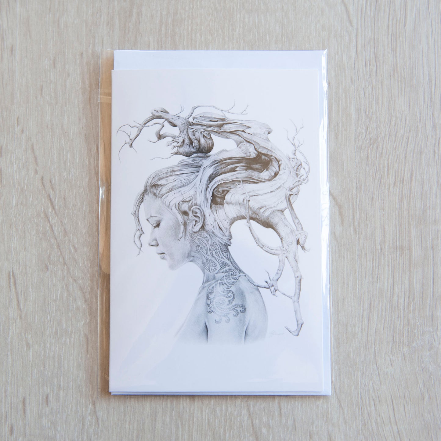 'Contemplation' greeting card