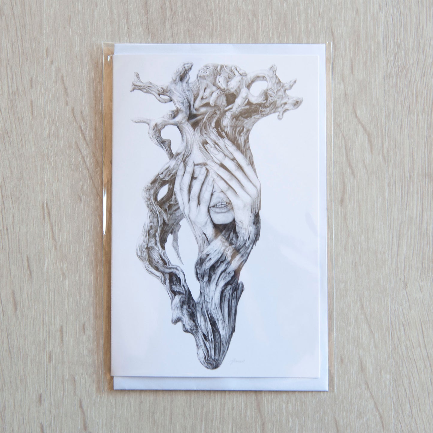'Driftwood Souls 3' greeting card