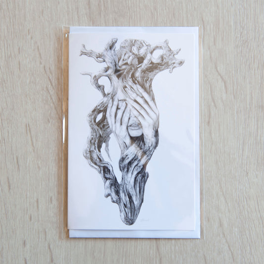 'Driftwood Souls 3' greeting card