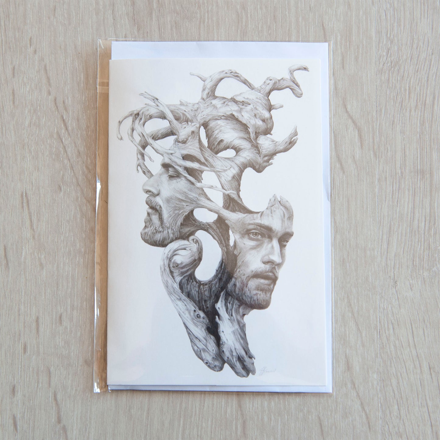 'Janus' greeting card