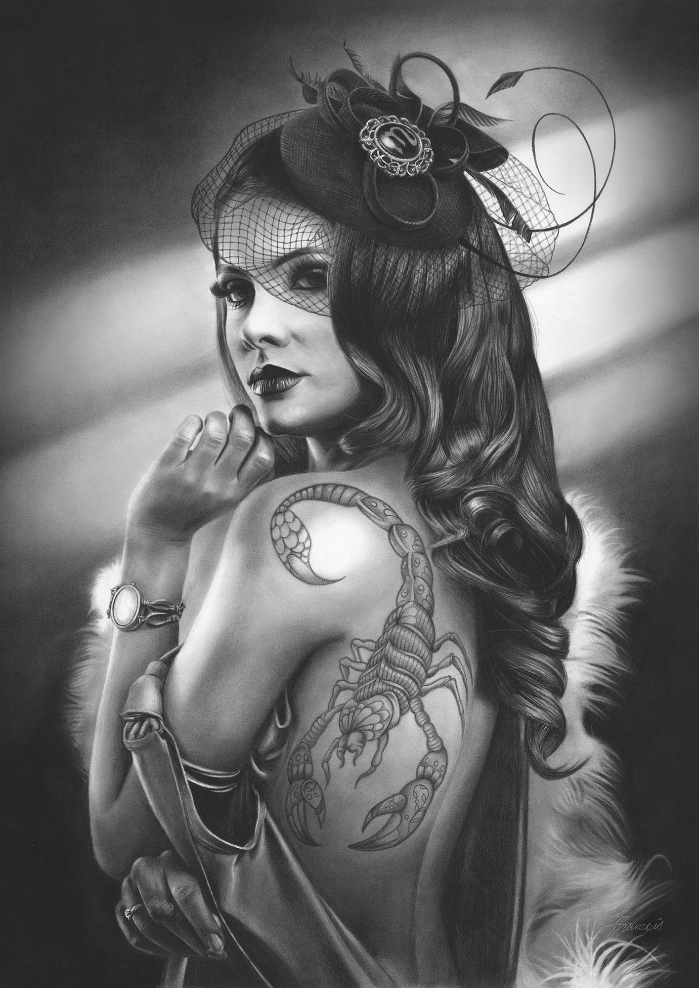 'Scorpio' art print