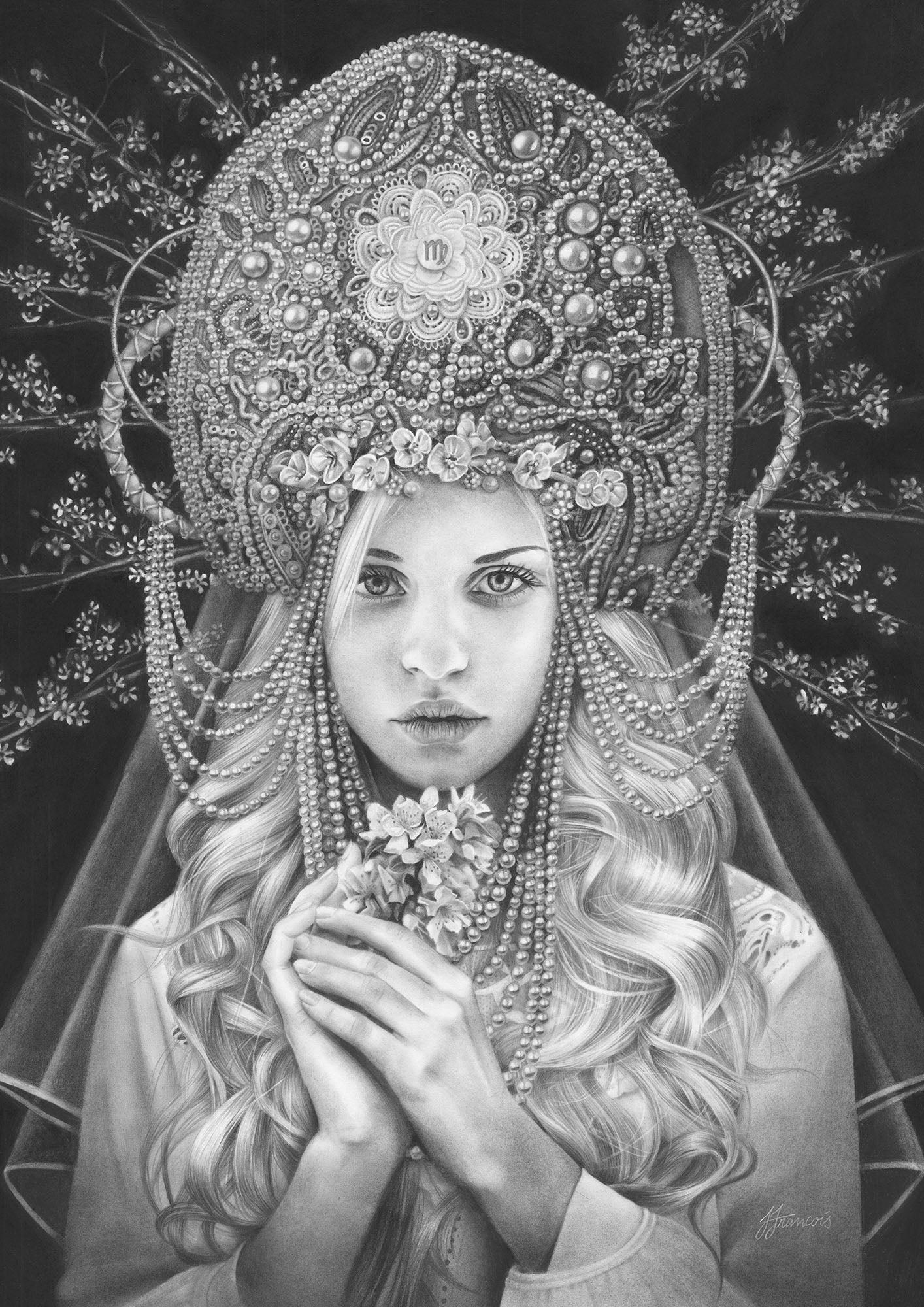 'Virgo' canvas print