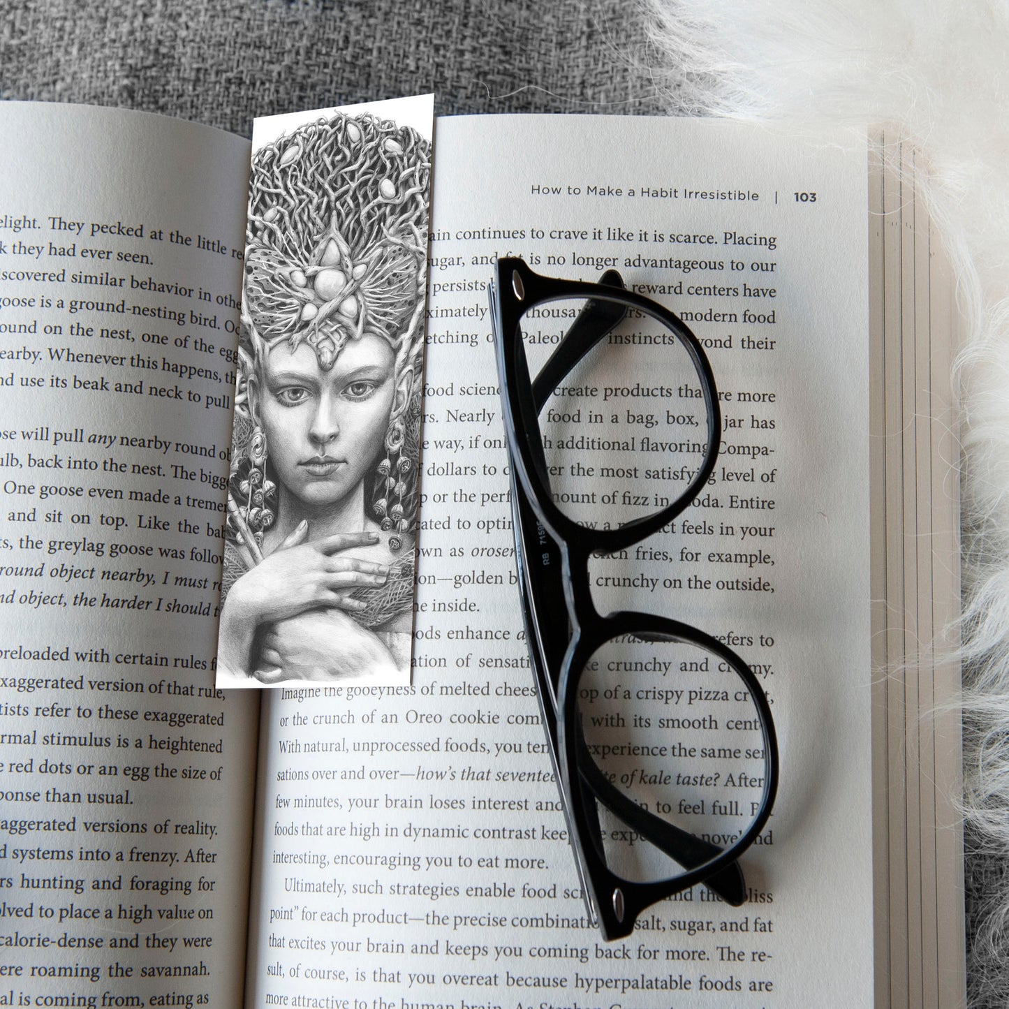 'Christmas Angel' bookmark