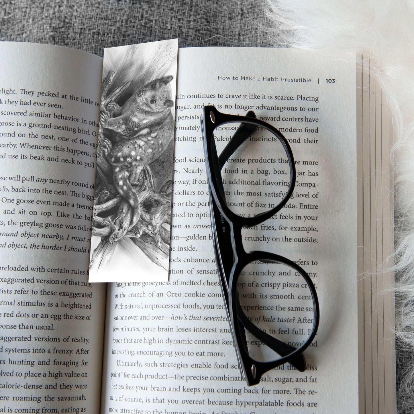 'Spotted Quoll' bookmark