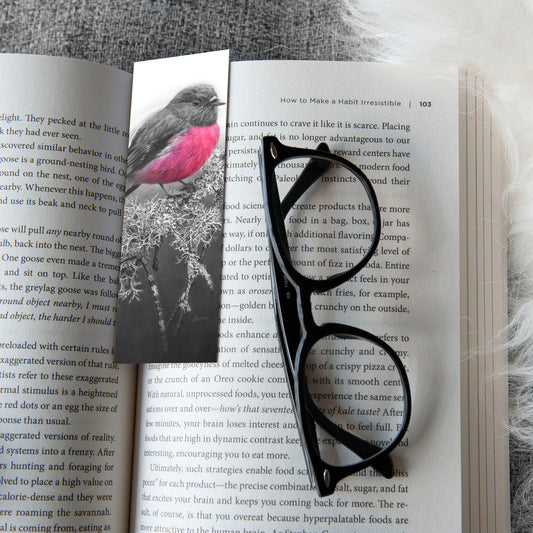 'Pink Robin' bookmark