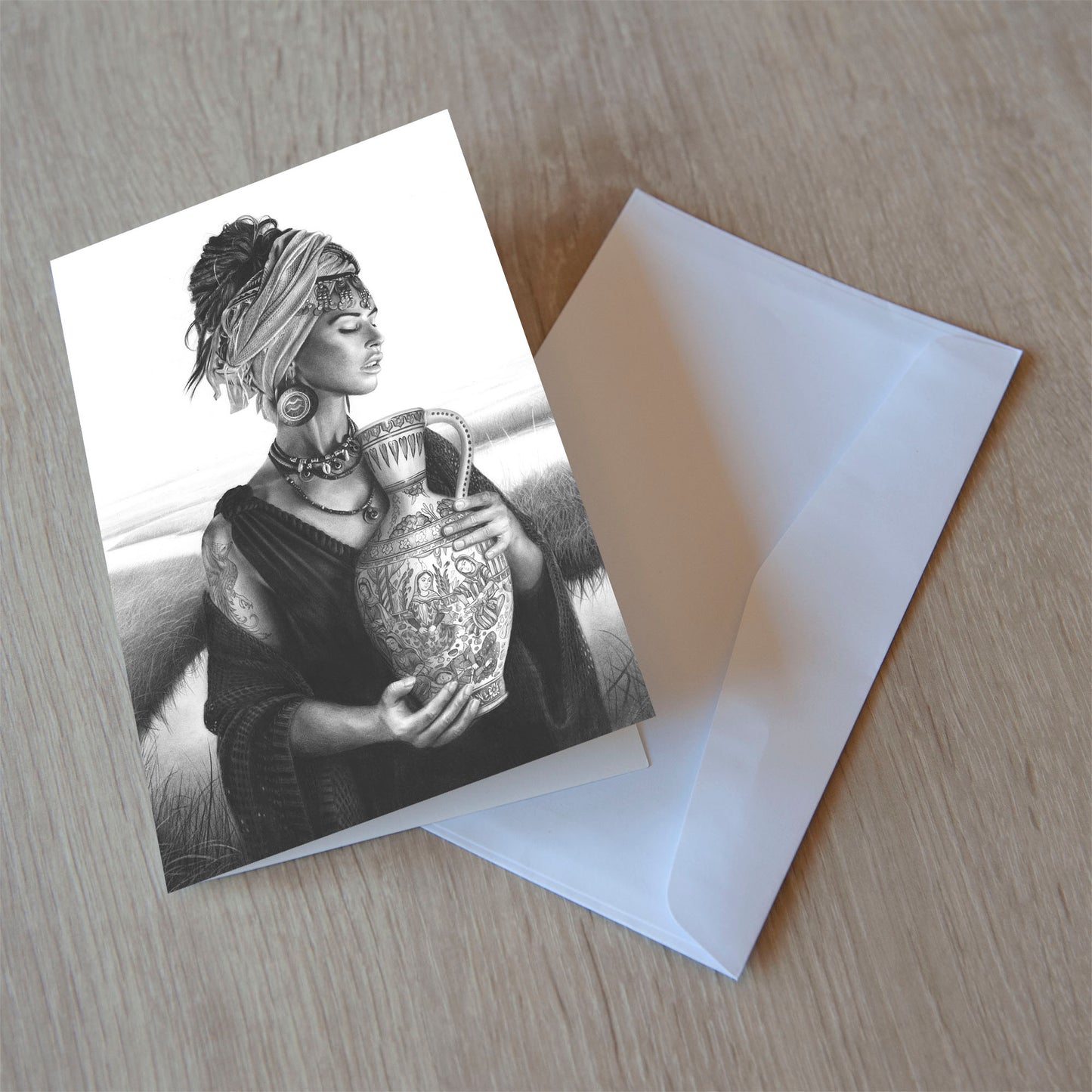 'Aquarius' greeting card