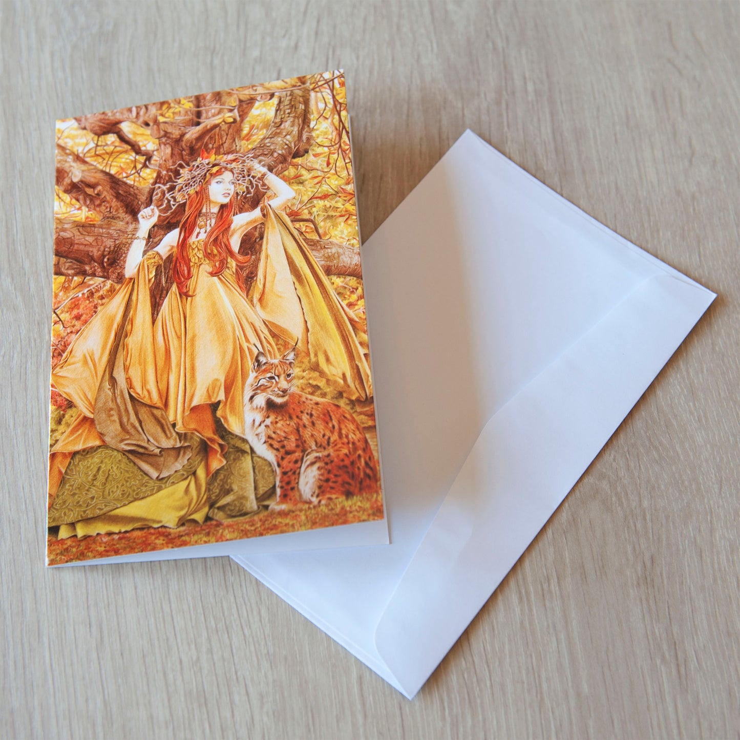 'Autumn Fairy' greeting card