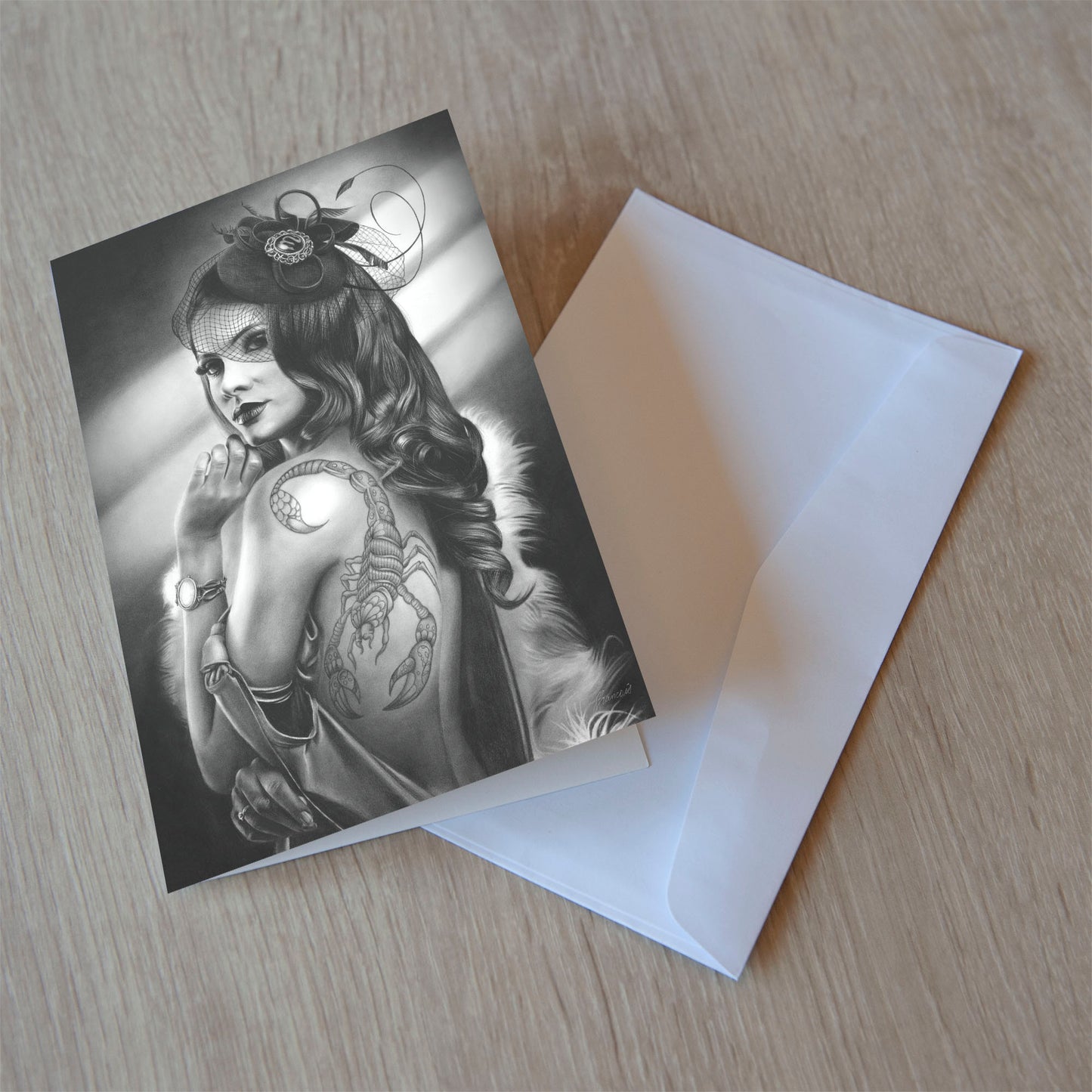'Scorpio' greeting card
