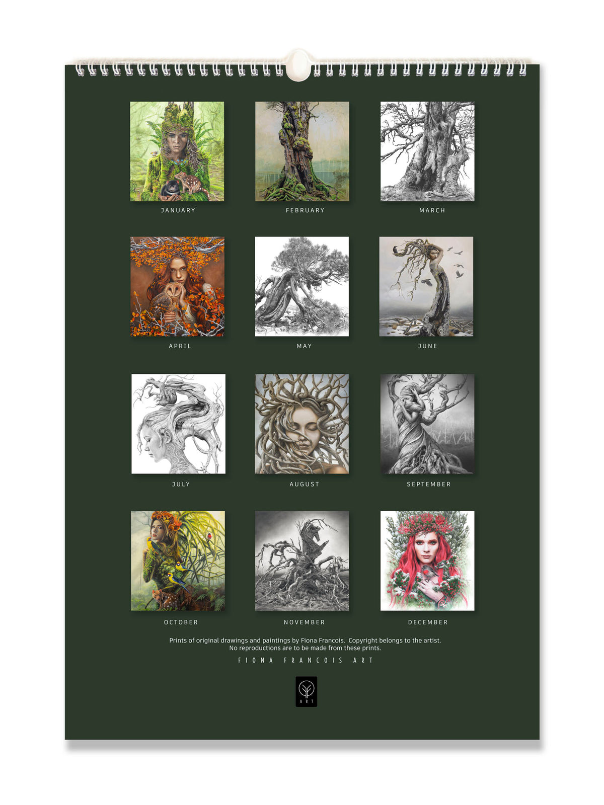 2027 Tree Calendar