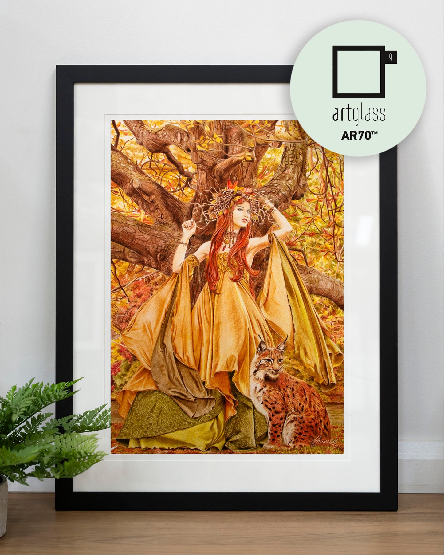 'Autumn Fairy' art print