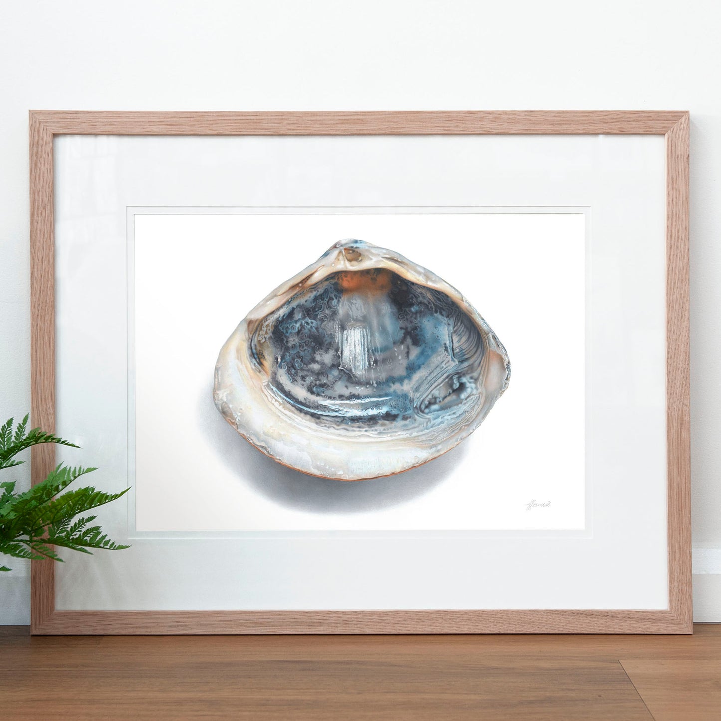 'Blue Shell' art print