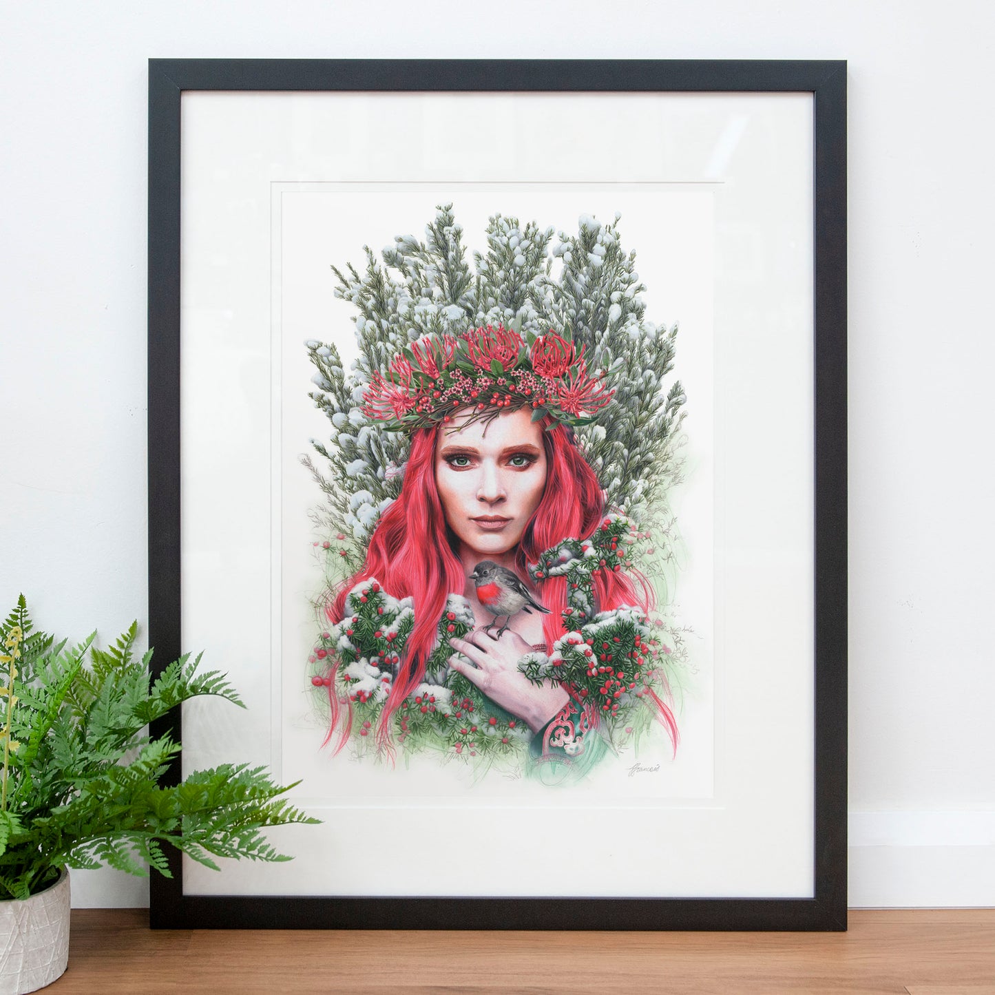 'Waratah Queen' art print