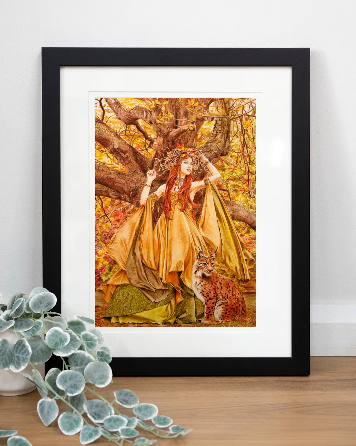 'Autumn Fairy' art print