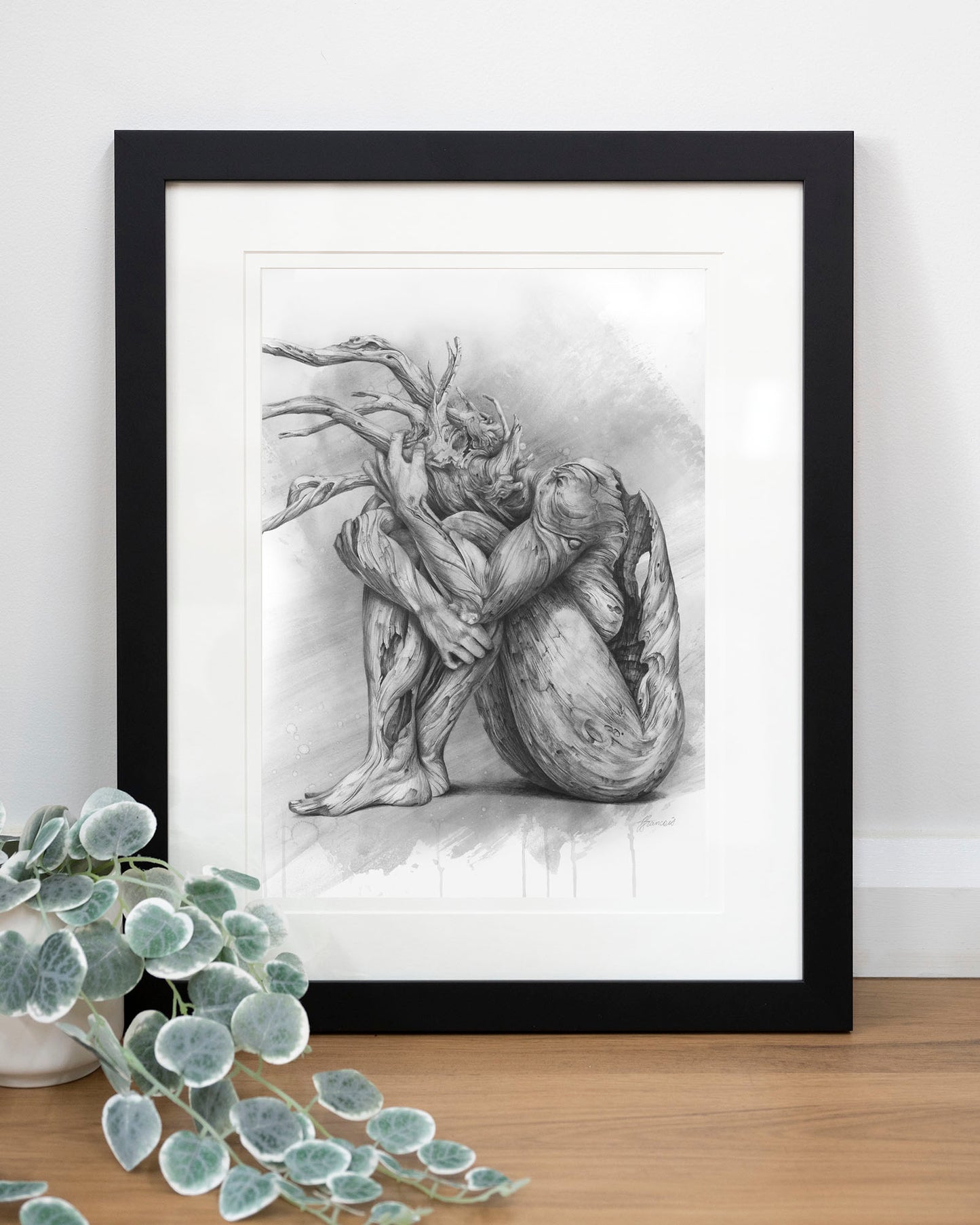 'Skin Deep'- greyscale art print