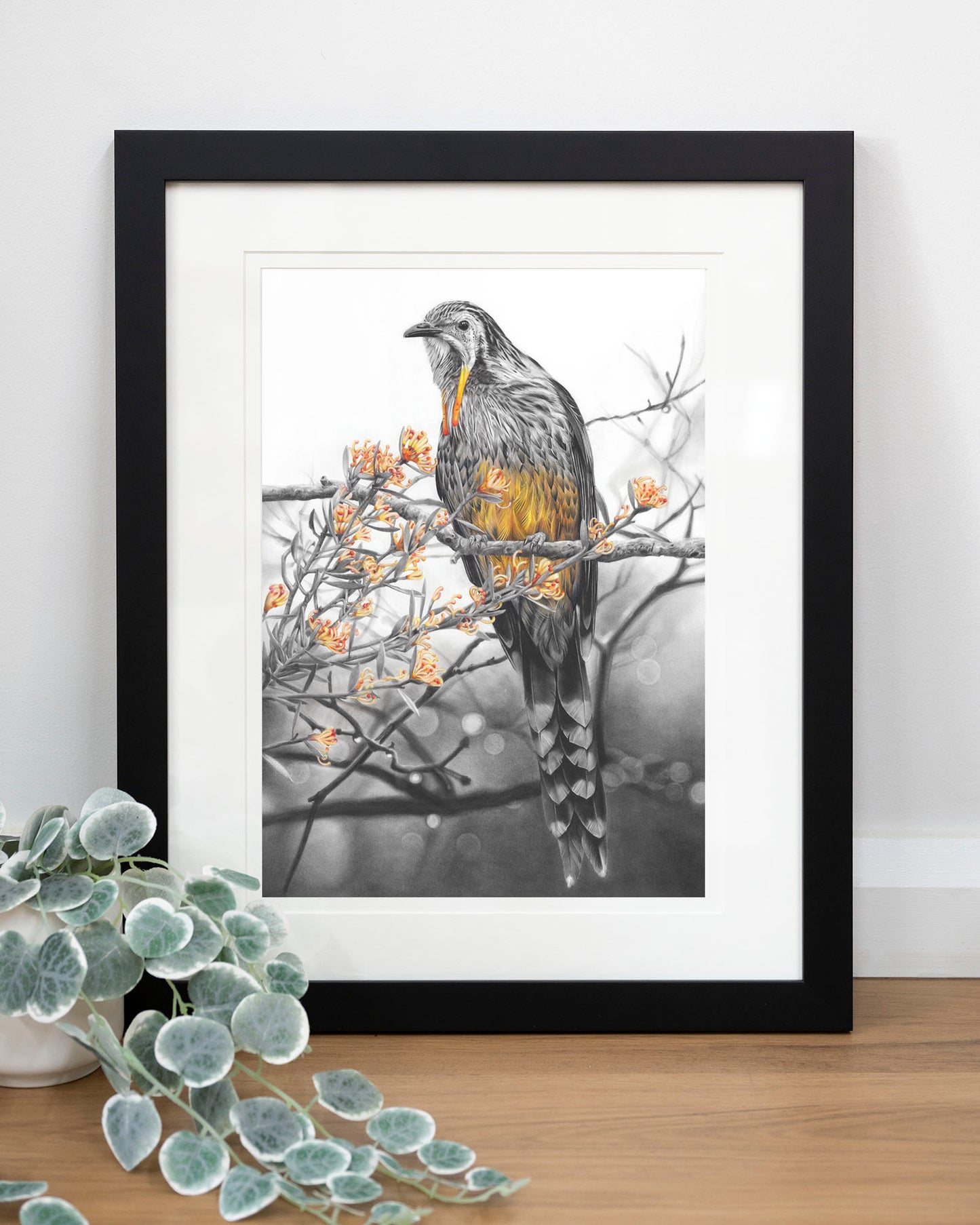 'Yellow Wattlebird' art print