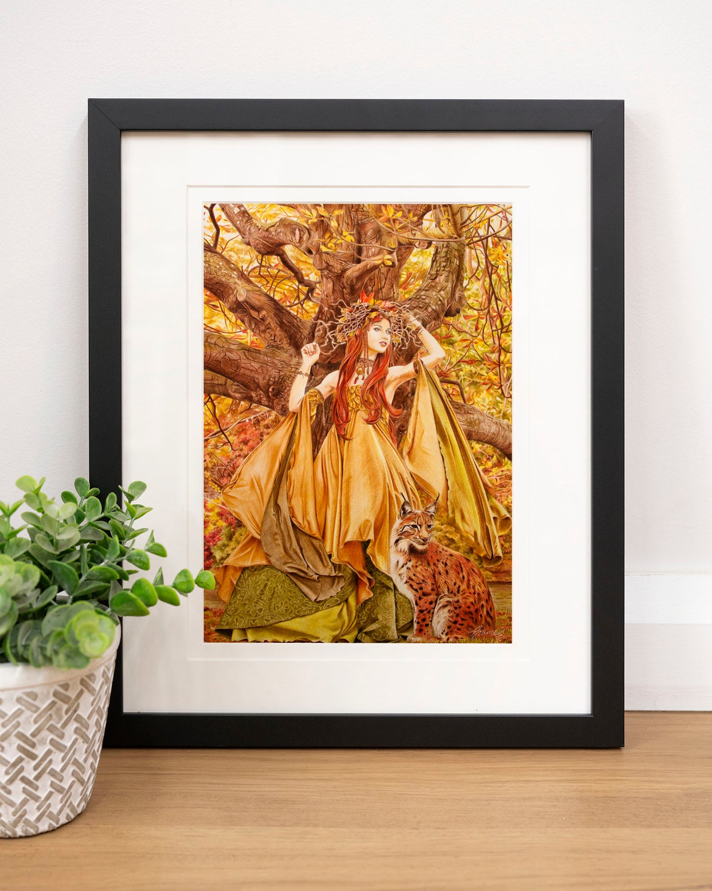 'Autumn Fairy' art print