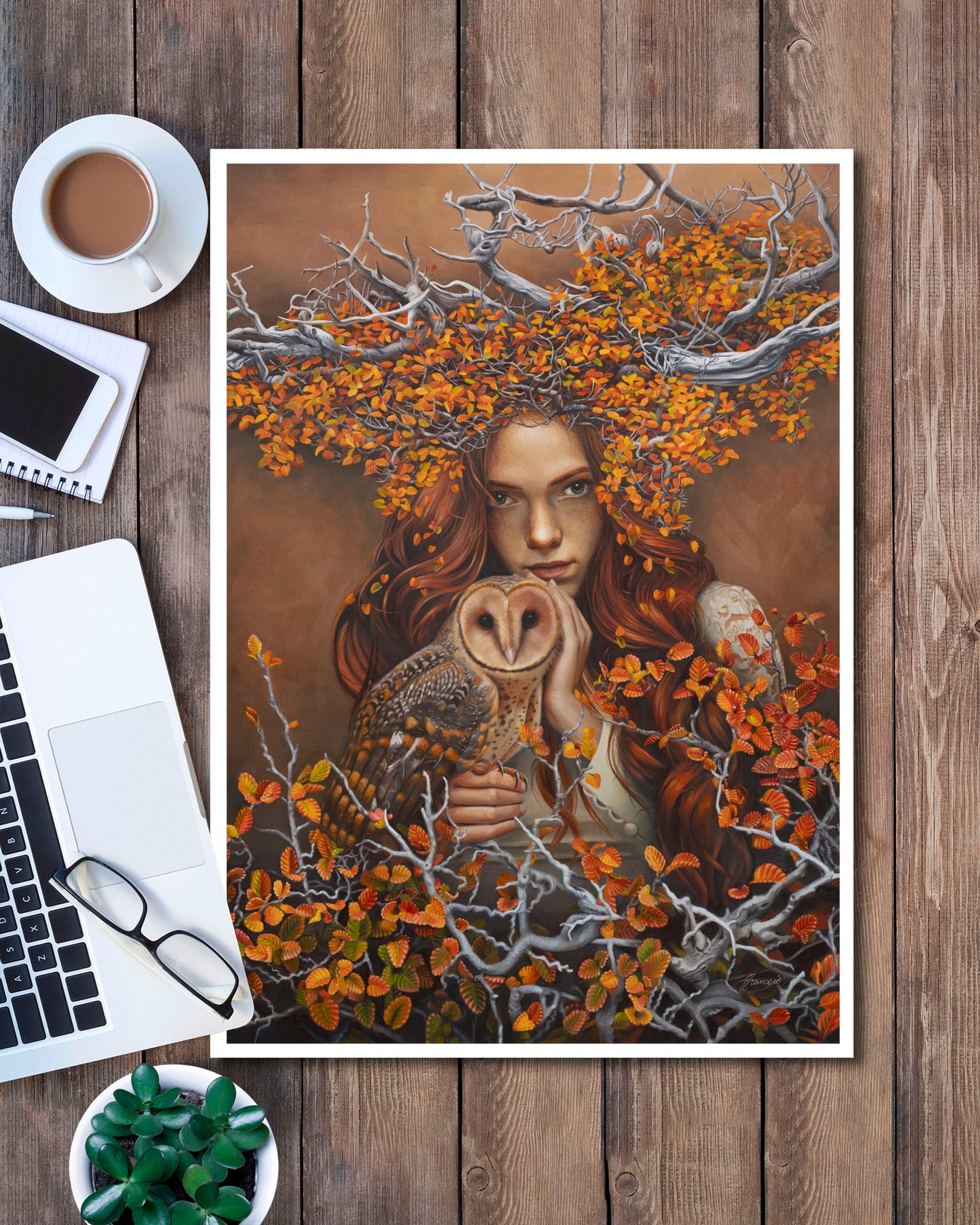 'Autumnwood's Daughter' art print