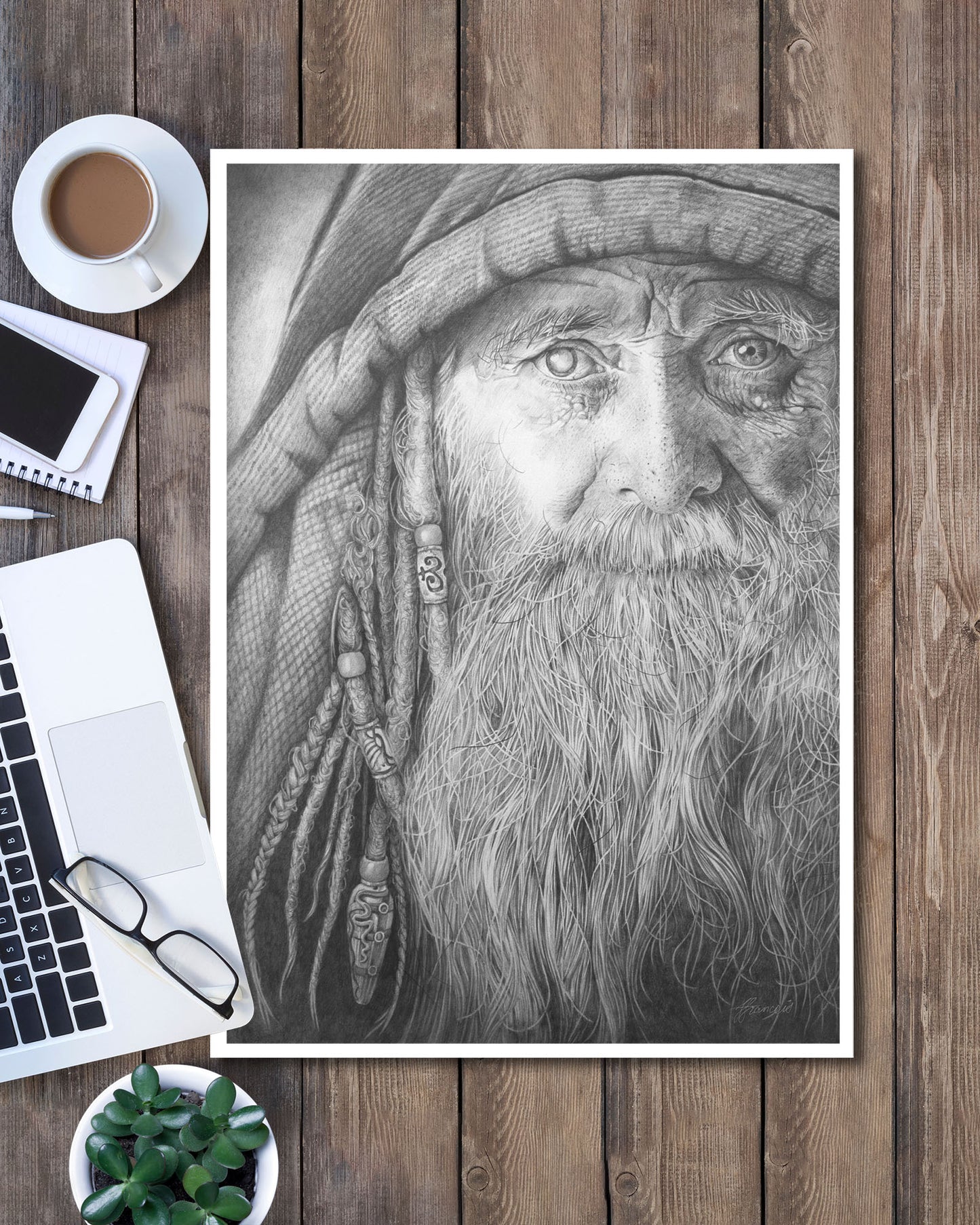 'Merlin' art print