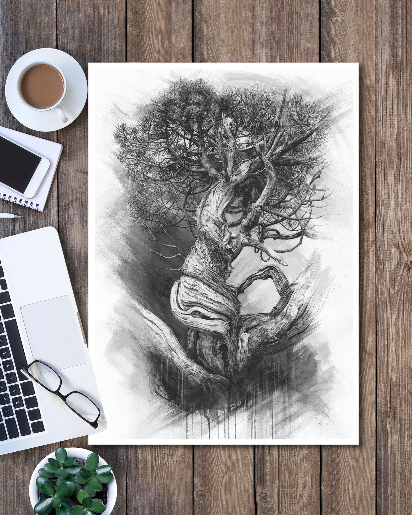 'Tree Elder 3' art print