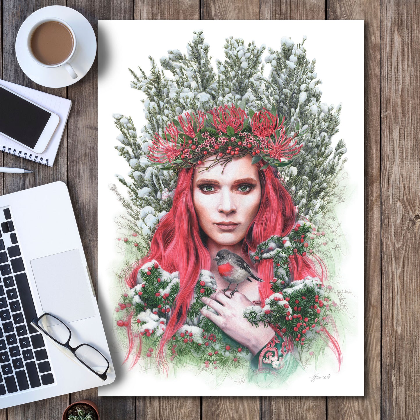 'Waratah Queen' art print