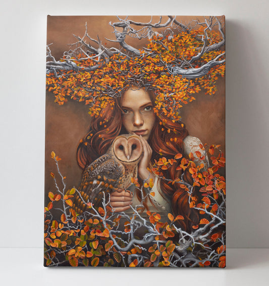 'Autumnwood's Daughter' canvas print
