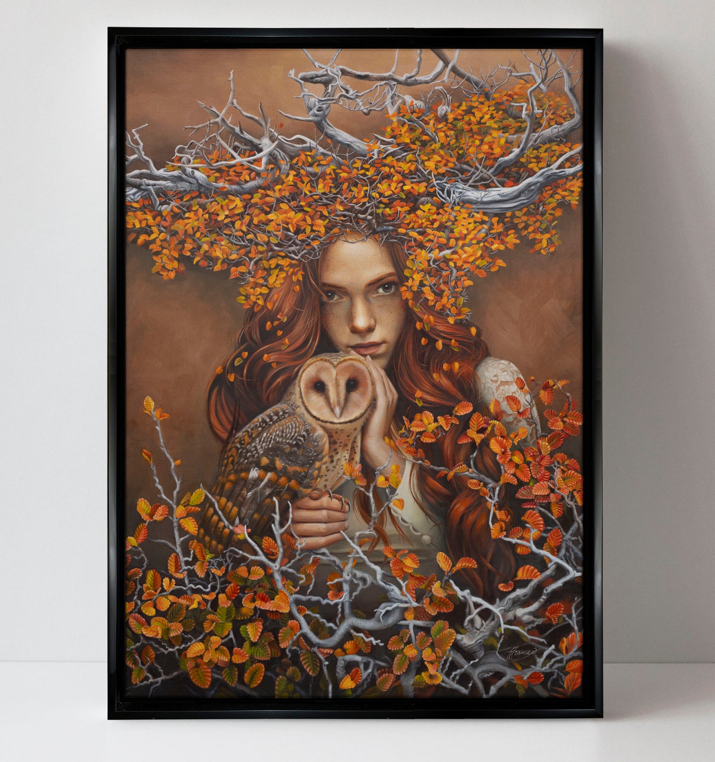 'Autumnwood's Daughter' canvas print