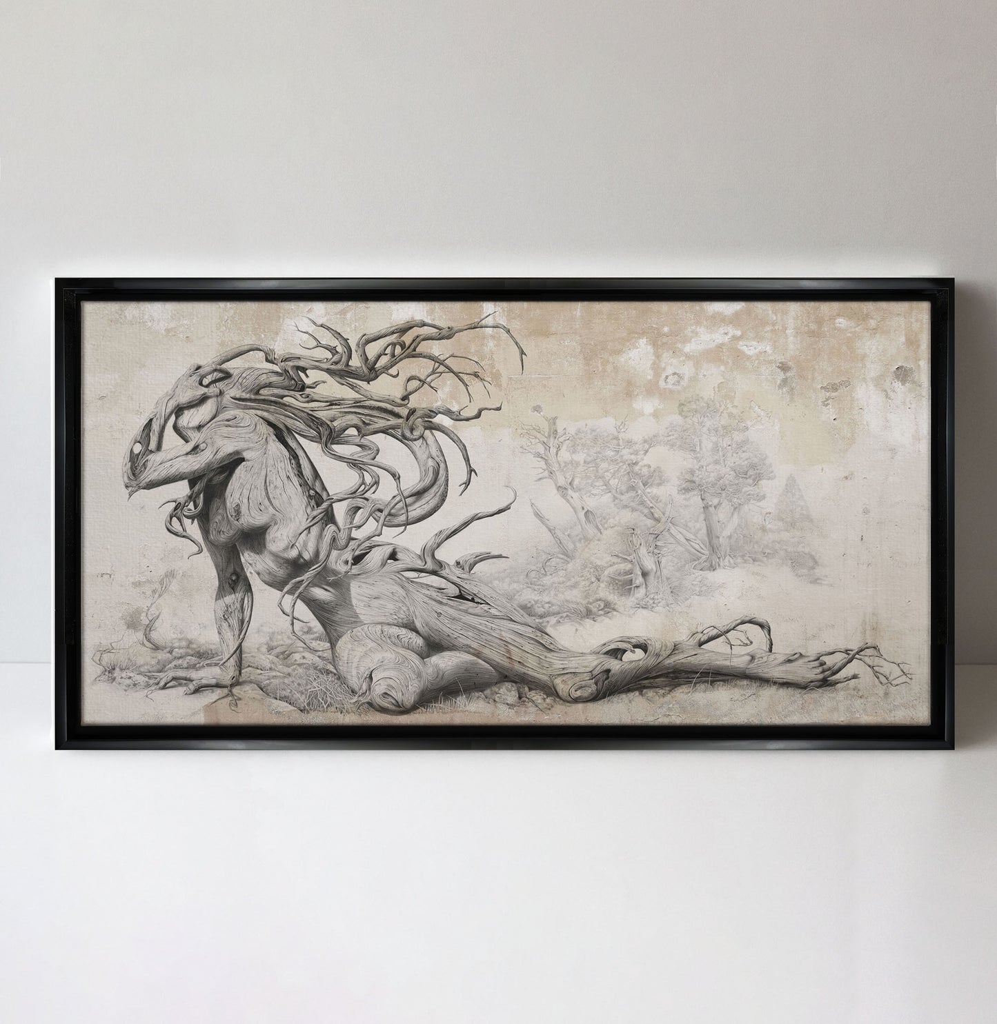 'The Fallen - Industrial' canvas print