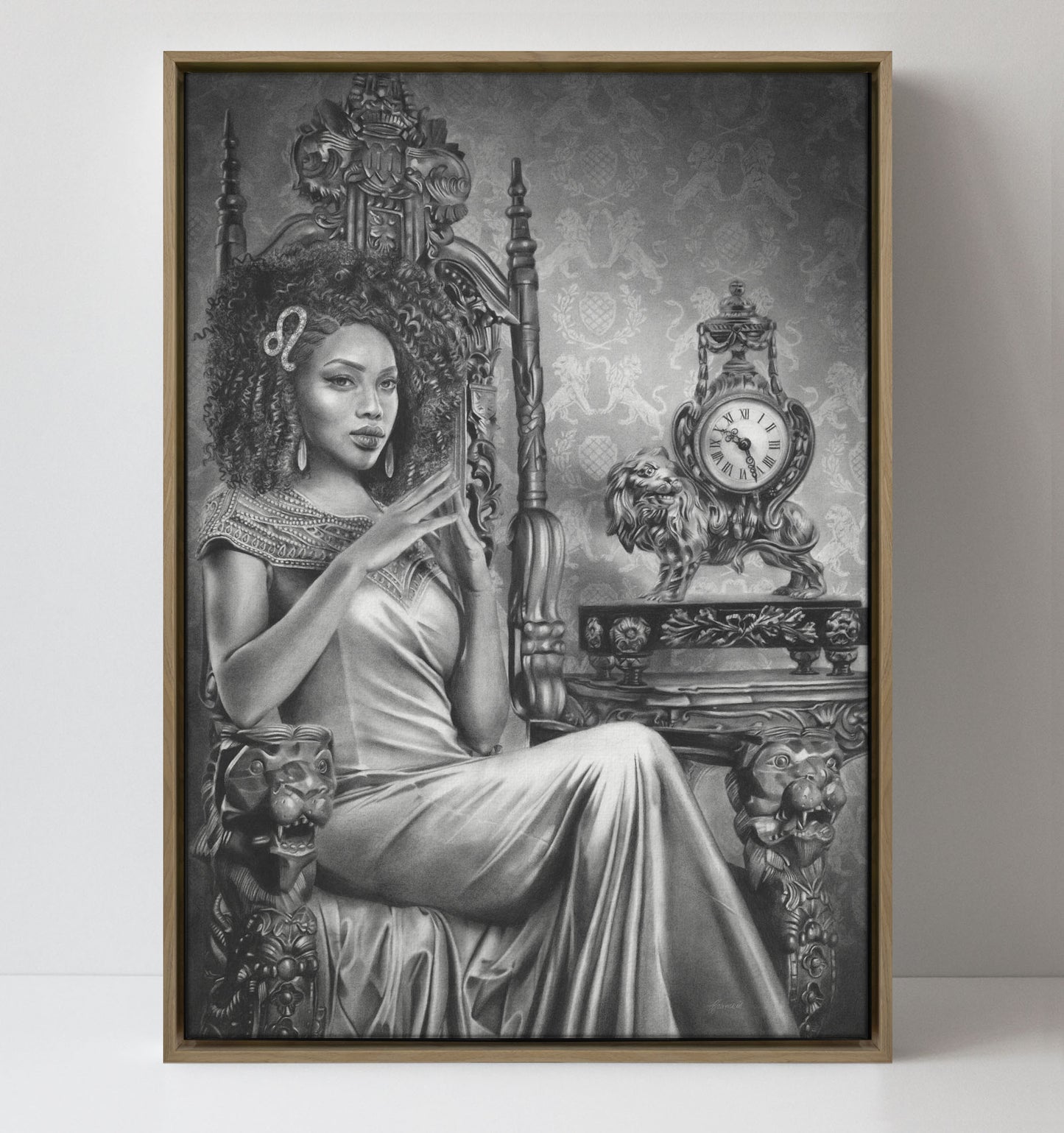 'Leo' canvas print
