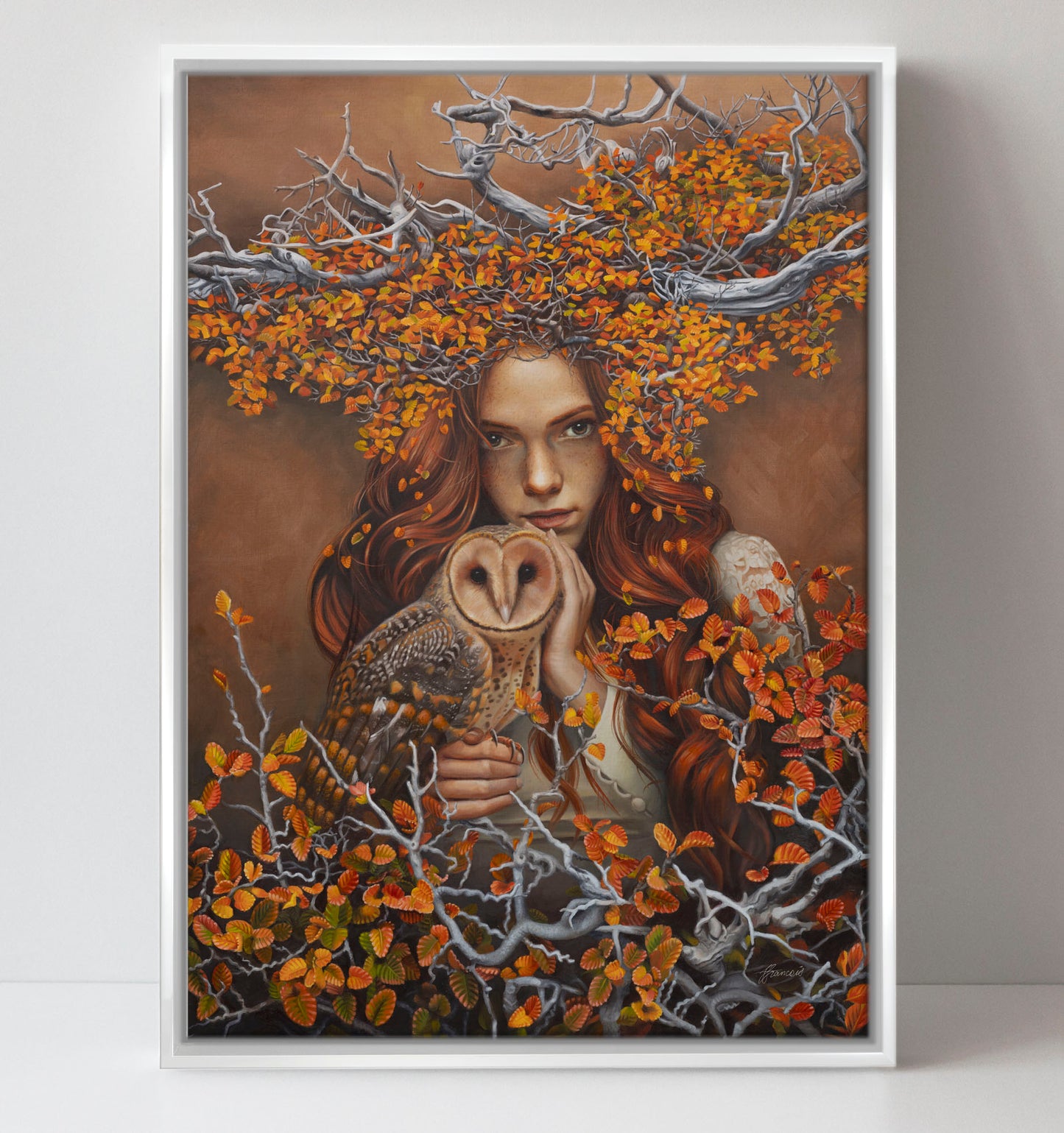 'Autumnwood's Daughter' canvas print